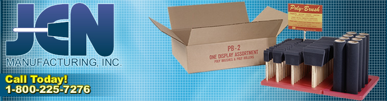 3 inch Jen Manufacturing Orginial Poly-Brush Foam Disposable Brush 36 per Box